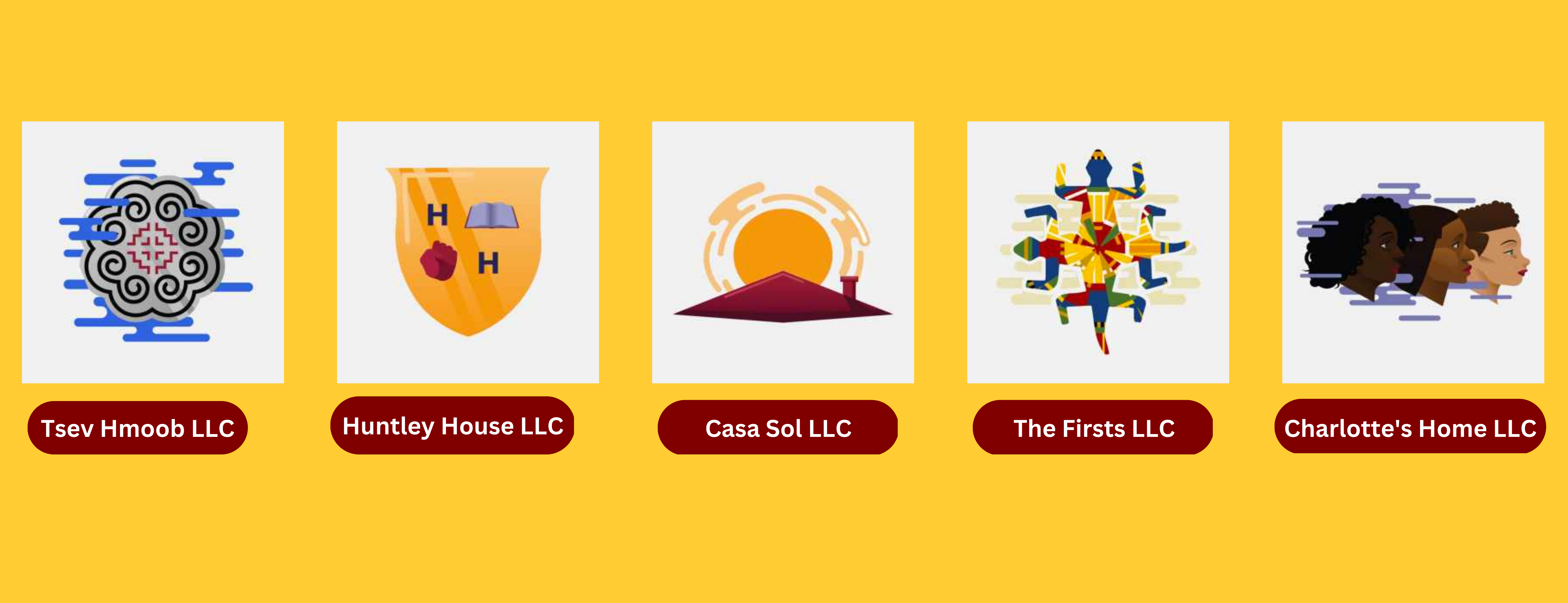 Logos for each of MCAE's five LLCs aligned horizontally